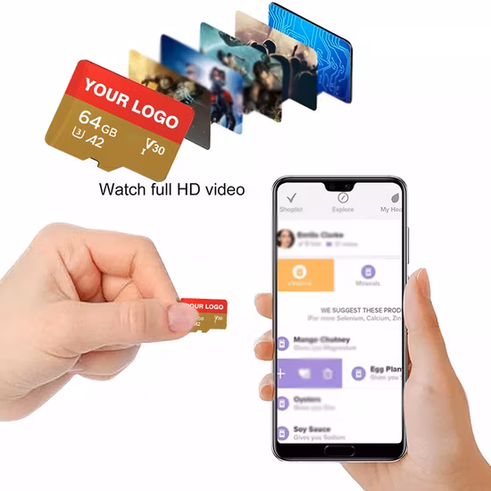 도매 공장 가격 고속 4GB 8GB 16GB TF 카드 2GB 32GB 64GB 128GB 256GB SD 메모리 카드